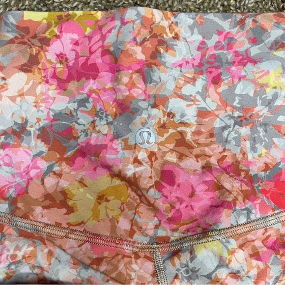 Lululemon Align Leggings 28" Inflorescence Multi Floral Size 10 - Picture 5 of 7